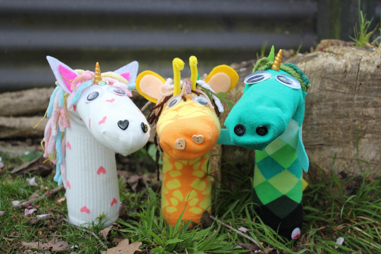 DIY Sock Puppet Kits for Kids NZ | Little Miss Natusch